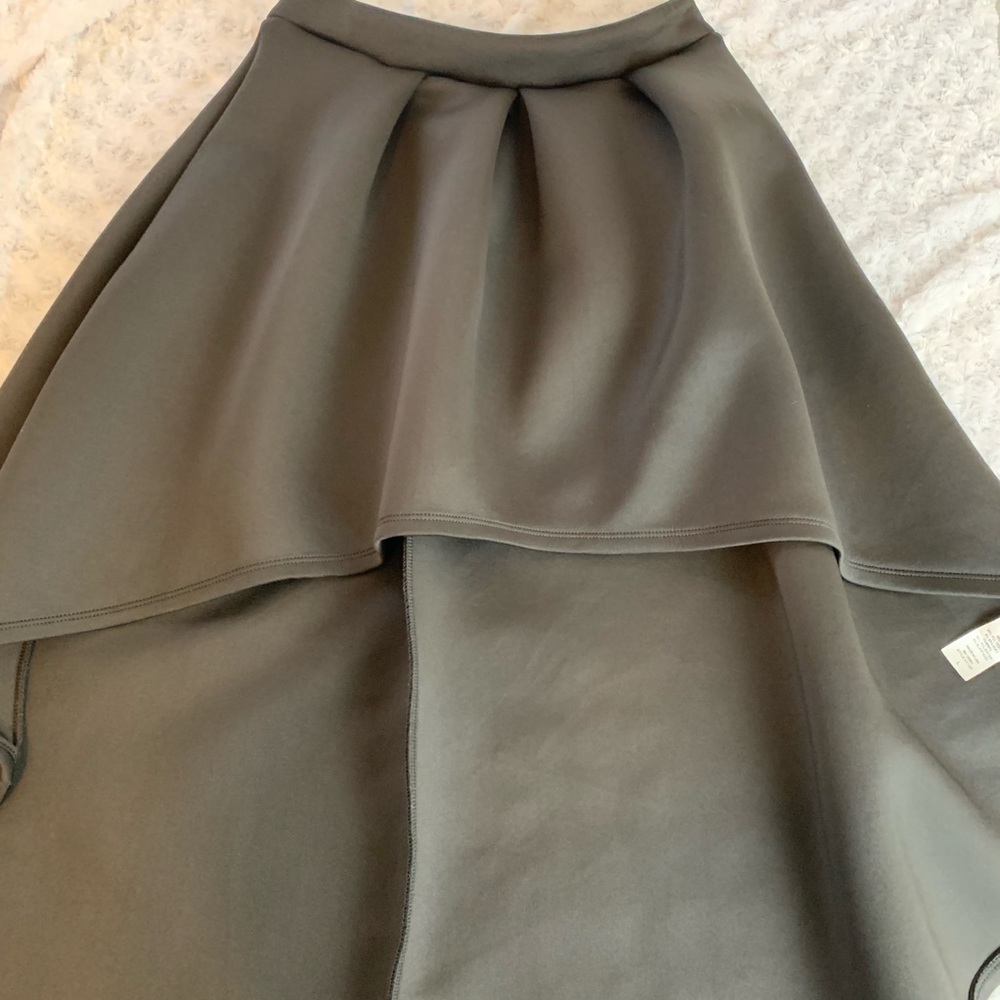 Black Hi Low Skirt size large